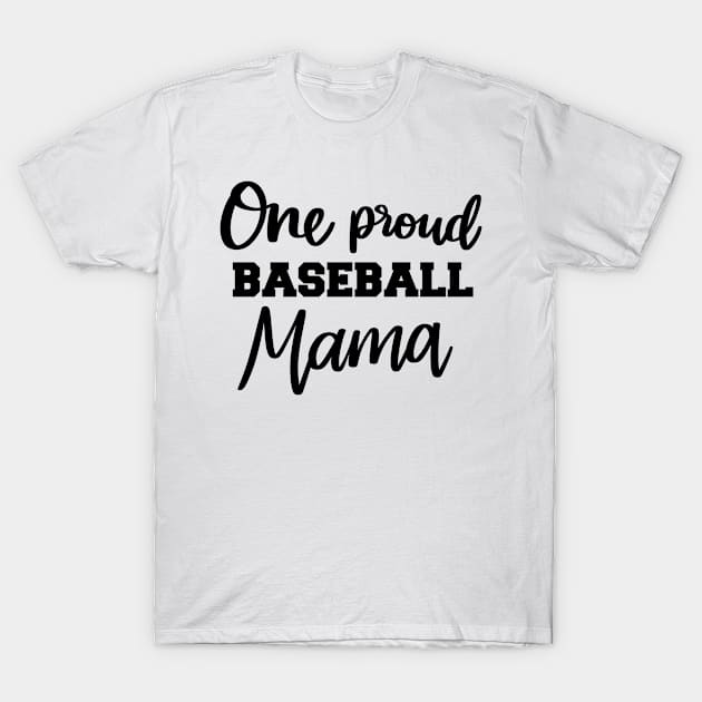 Baseball Mama T-Shirt by ChestifyDesigns